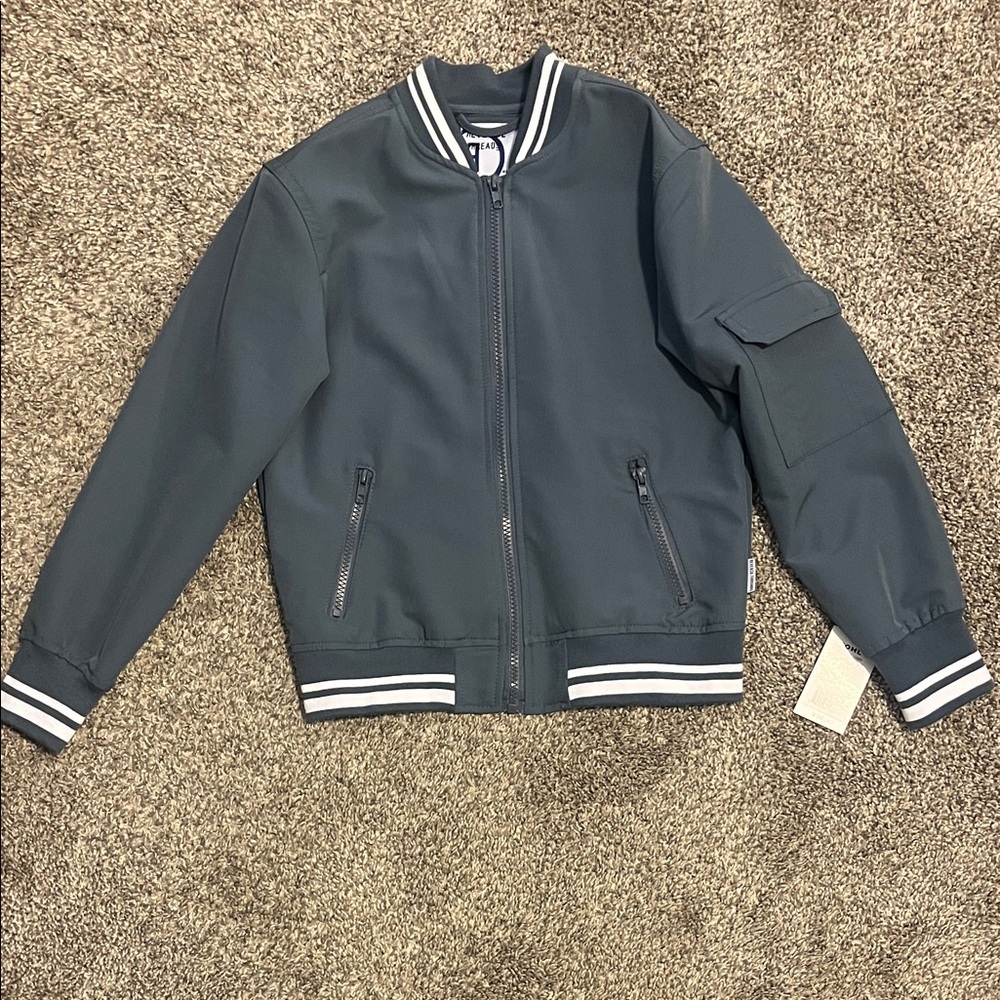 Reverse Kids Navy Bomber Jacket